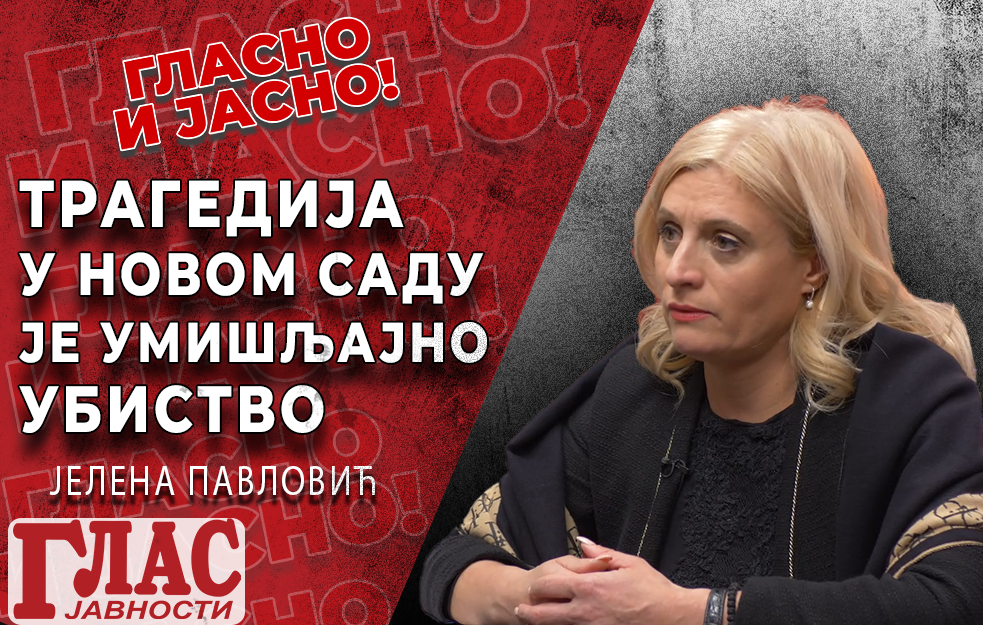 JELENA PAVLOVIĆ: NA OPTUŽENIČKOJ KLUPI BI TREBALO DA SE NAĐU NALED, GIZ I DRUGE STRANE AGENCIJE (VIDEO)